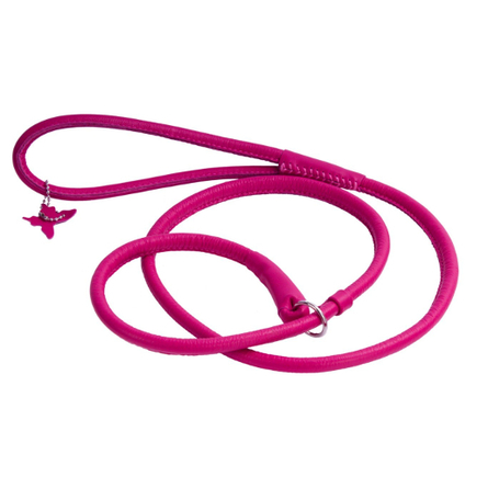 Collar Glamour Поводок-удавка круглый для собак, ширина 6 мм, длина 135 см, розовый – интернет-магазин Ле’Муррр